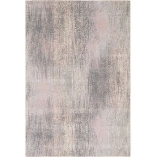 Agnella Rožnata/siva volnena preproga 133x180 cm Calvi rose –