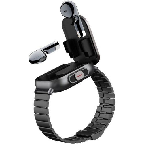 INF 2-v-1 TWS pametna ura z etuijem, 2.01 inch TFT, Bluetooth 5.3 Black, (5000306725) Cene