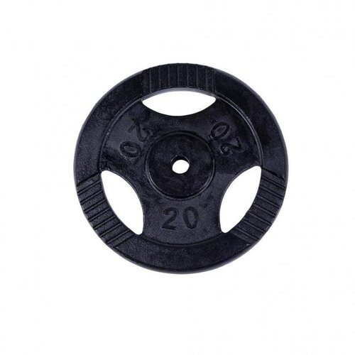 Gorilla Sports liveni teg sa rukohvatima 20 kg, 30/31 mm, crni Slike