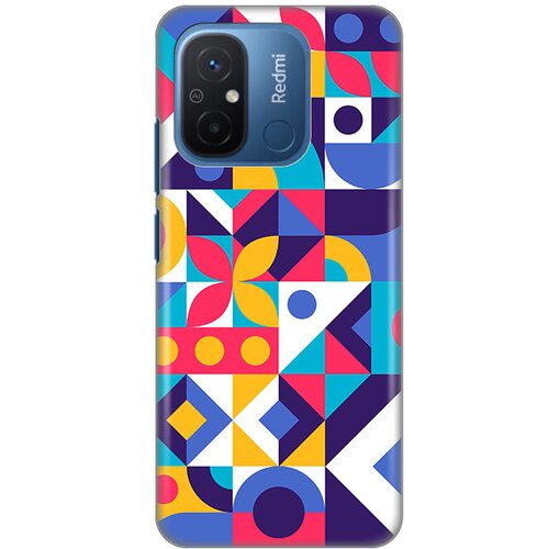  silikonska maska za Xiaomi Redmi 12C Colorful Mosaic Print Skin šarena Cene