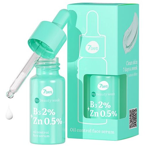7 Days MBW Oil control serum za lice 20ml B3+ZN Cene
