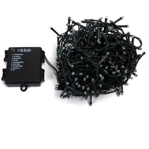 Aigostar led spolja&amp;scaron;nja girlanda 400xLED, 8 funkcija, 4xAA, 20,3 m, vi&amp;scaron;ebojna Slike