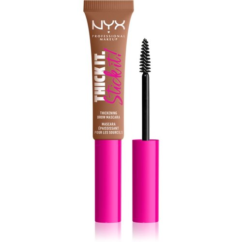 NYX Professional Makeup Thick it Stick It Brow Mascara maskara za obrvi odtenek 03 Auburn 7 ml Slike