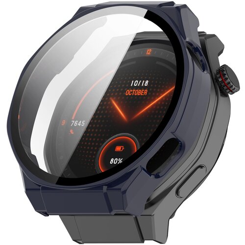 INF kompatibilno z honor watch 5 ultra: zaščitno ohišje z integrirano folijo blue, (5000079370) Cene