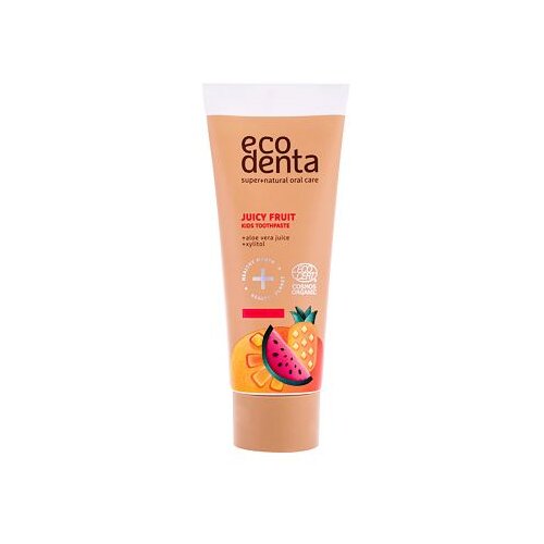 Ecodenta cosmos organic juicy fruit pasta z okusom sadja 75 ml Cene