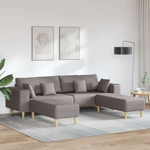  Kavč z blazino 3 pcs Taupe blago, (5000138019) Cene