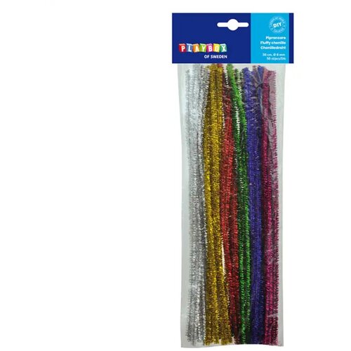 Playbox Šljokaste pompon kuglice 50 kom 6mm Cene