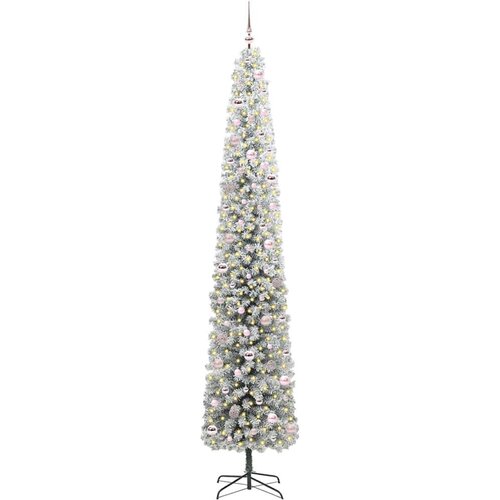 VidaXL Umjetno božićno drvce Zelena 270 cm PVC i čelik i plastika Slike