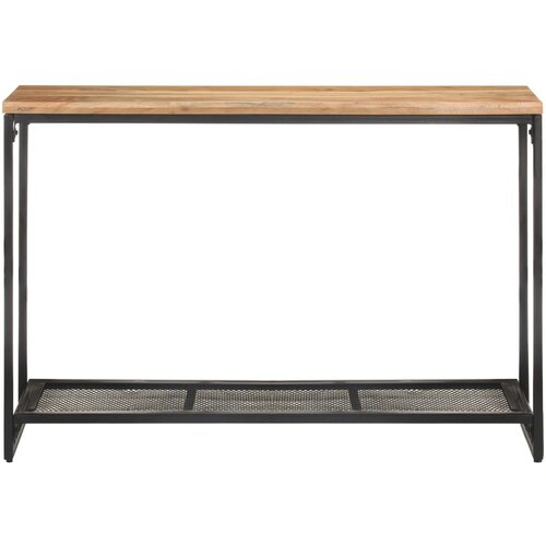 Maison Chic konzolna miza - miza ob steni 110x35x75 cm trden akacijev les, (21785974) Slike