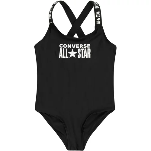 Converse Jednodijelni kupaći kostim crna / prljavo bijela