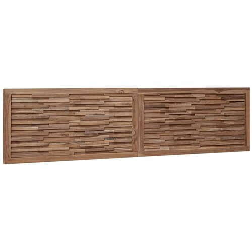  Uzglavlje Zidne Prirodna 180 cm Čvrsto teak drvo Slike