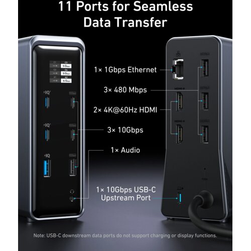 Anker Prime polnilna postaja 14v1 Dual Display 160W &amp;ndash; A83B63A1 Slike