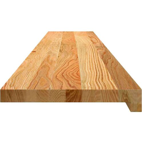 VidaXL Prozorske klupice 2 kom svijetlosmeđe 140x25x2 cm masivne hrast Slike