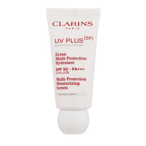 Clarins UV Plus 5P Multi-Protection Moisturizing Screen SPF50 dnevna krema za obraz za vse tipe kože 30 ml za ženske Cene
