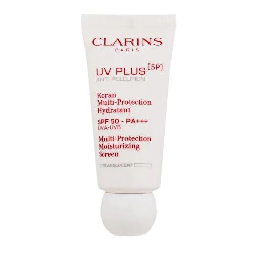 Clarins UV Plus 5P Multi-Protection Moisturizing Screen SPF50 dnevna krema za obraz za vse tipe kože 30 ml za ženske