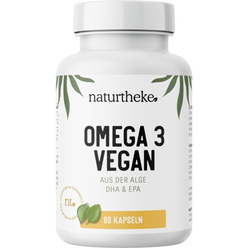 Naturtheke GmbH Omega 3 Vegan iz alg - Omegavie&reg; - 60 mehk. kaps. Cene