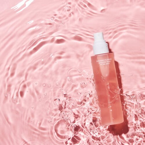 Whamisa Organic Flowers Damask Rose Petal Mist hidratantna magla s umirujućim djelovanjem 100 ml Slike