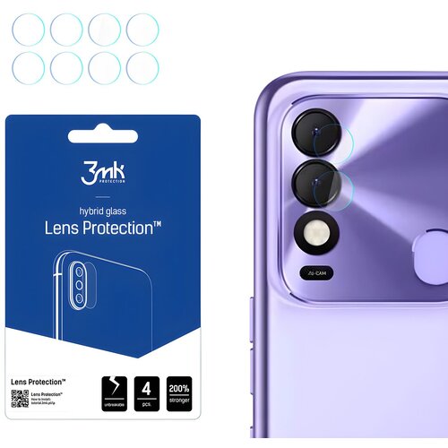  4x Staklo za kameru 3mk za Tecno Spark 8 - Prozirna KP20557 Cene