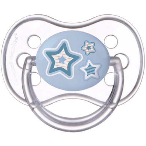 Canpol BABIES CHERRY SILIKONSKA VARALICA 0-6M 22/562 "Newborn baby" 1kom - BLUE Cene