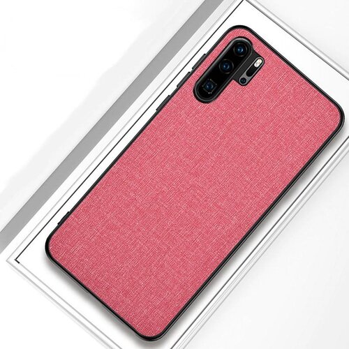  Shock-Proof ovitek za Huawei P Smart Plus 2019 | Relief tekstila, Pink barva Cene