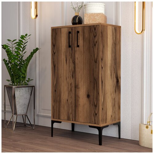 Hanah home Prague Walnut (845HCT4109) Stalak za cipele, smeđa Cene