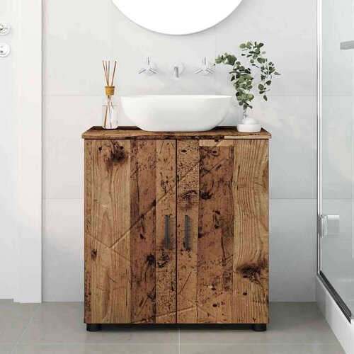 VidaXL Kupaonski ormar Staro drvo 61 x 35 x 64 cm Konstruirano drvo Slike
