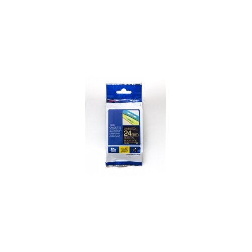 Brother Standardna laminirana traka TZe 24 mm, Zlatna na crni Slike