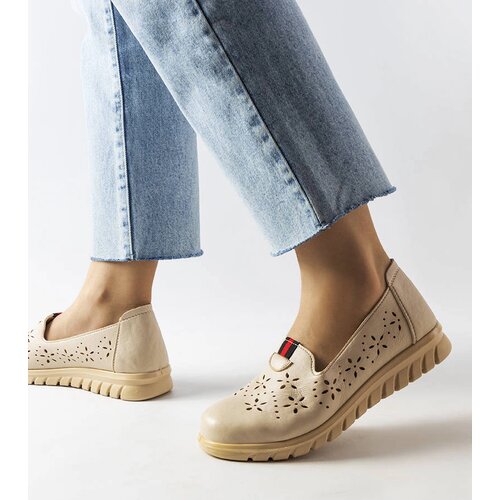 Gemre Beige Lightweight Loafers Joli Cene