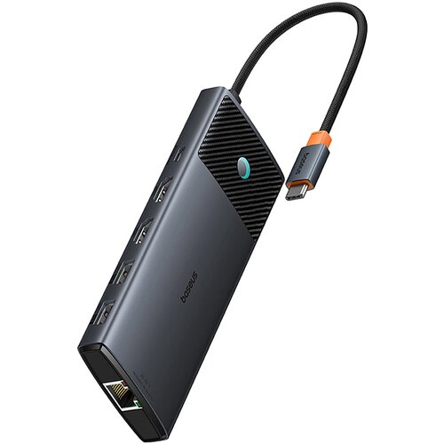 Baseus HUB USB-C METAL GLEAM II 10-V-1 ZA PRENOSNIKE Z HDMI IN USB-A, (5000345374) Slike
