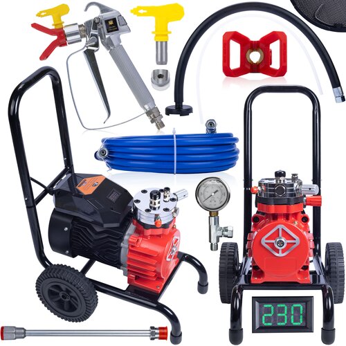 Rosfix red strong storm 1100 RSS05 3500W 22MPA 18L/MIN; lakirna enota 0,25&amp;quot;, (21735404) Slike