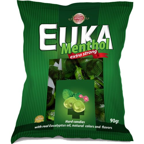Evropa Bombone Euka mentol, 90g Slike