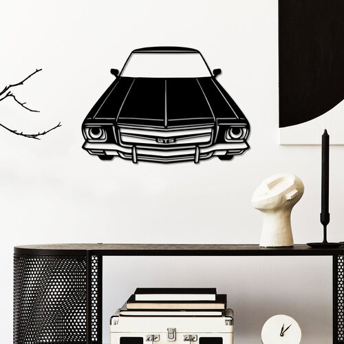 Wallity zidna dekoracija holden monaro gts 350 (1974), 60 x 42 cm, crna Cene
