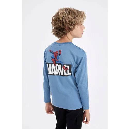 Defacto Boys Marvel Comics Crew Neck Long Sleeve T-Shirt