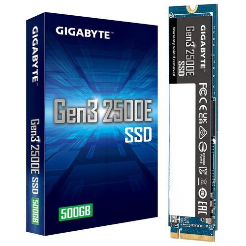 Gigabyte Gen3 2500E SSD 500GB M.2 PCI Express 3.0 NVMe Cijene