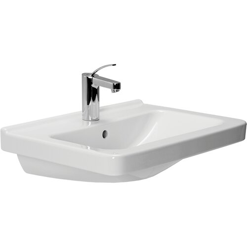 Jika H8104240001041 Cubito 65 x 48,5 cm pravokotni stenski keramični umivalnik z odprtino za armaturo Cene