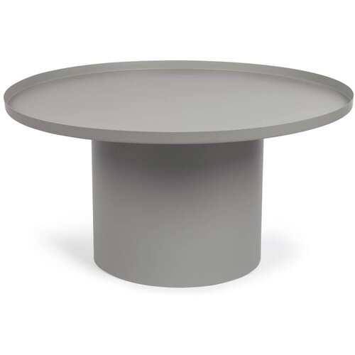 Kave Home Kovinska okrogla stranska mizica ø 72 cm Fleksa – Cene