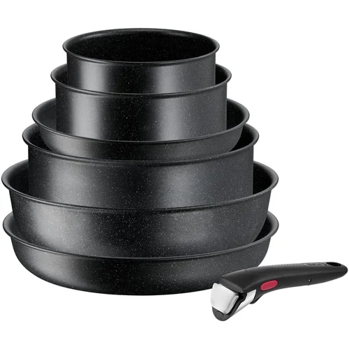 Tefal Aluminijski set lonaca 7 kom INGENIO Black stone L3998702 –