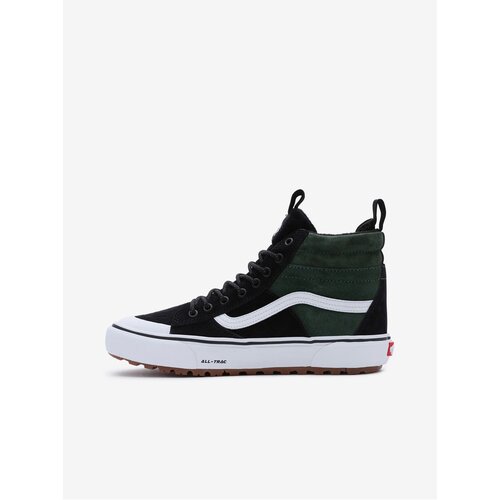 Vans Green and black men's ankle sneakers with suede details SK - Men's Slike