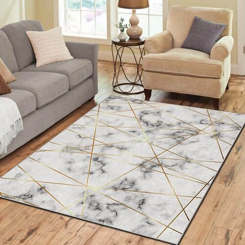  Tepih sa gumenom podlogom 160x230cm - Mermer trouglovi, TG-4011 Cene