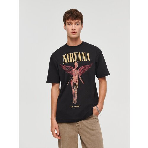 House - Majica kratkih rukava Nirvana - Crna Cijene