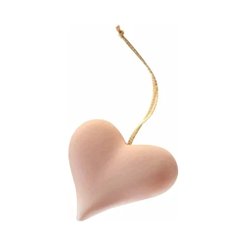 PRIMAVERA Mirisni kamen - privjesak u obliku srca - Terracotta