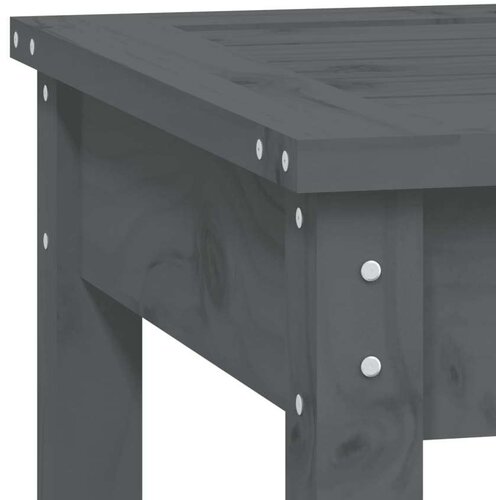  Klupa siva 50x44x45 cm od masivne borovine Slike