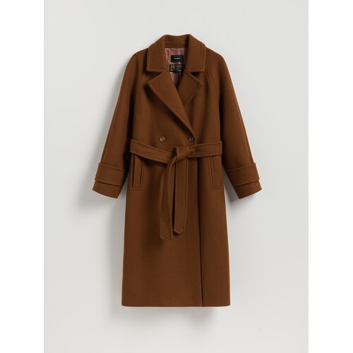 Reserved LADIES` COAT - smeđi Cijene