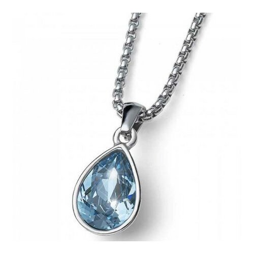  Ženski oliver weber delite aquamarine lanČiĆ sa swarovski plavim kristalom ( 11974.202 ) Cene