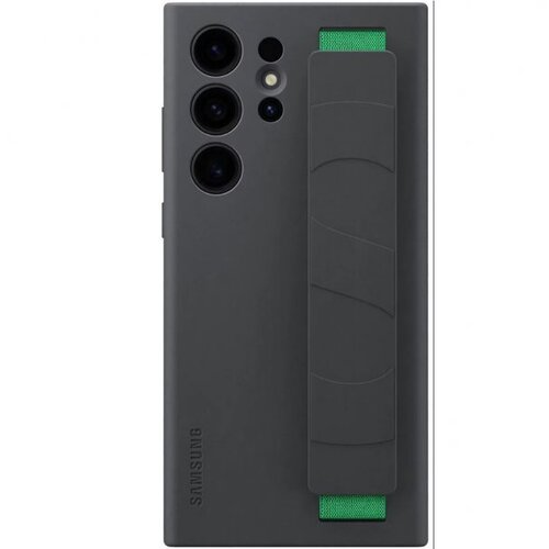 Samsung galaxy S23 ultra silicone grip case black Cene