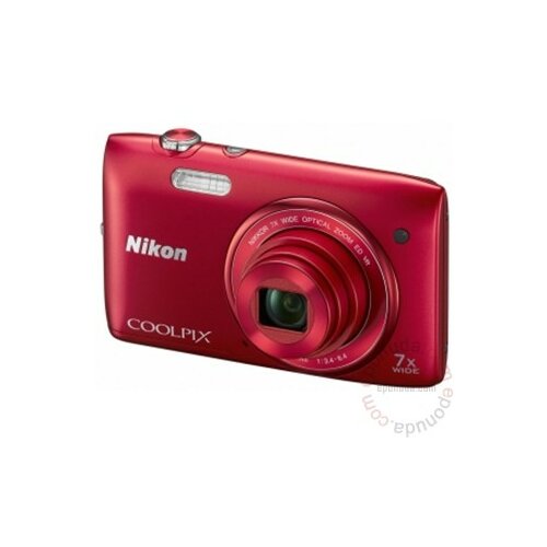 Nikon S3500 Red digitalni fotoaparat Slike