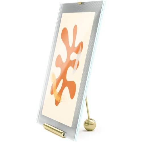 Umbra Stakleni stojeći okvir u zlatnoj boji 26x30,5 cm Flute &amp;ndash; Slike