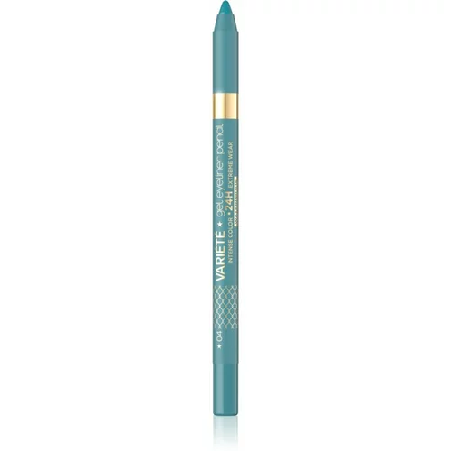 Eveline Cosmetics Variété vodoodporni gel svinčnik za oči odtenek 04 Turquoise 1 kos
