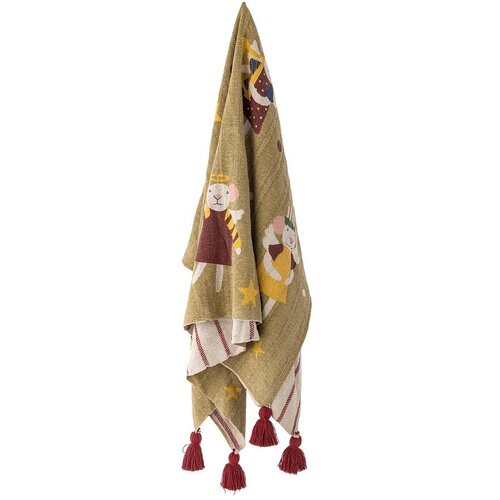 Bloomingville Deka s božićnim motivom od recikliranog pamuka 130x160 cm Peo &ndash; Cijene