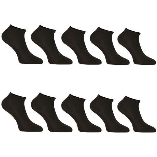 Nedeto 10PACK socks low black Slike